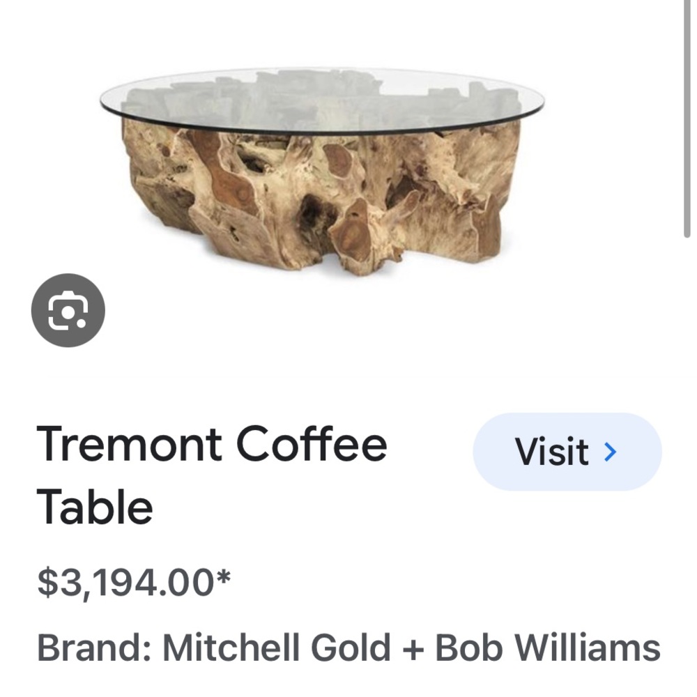 50” día Tremont Coffee table